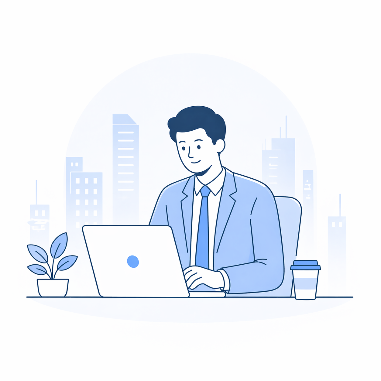 Illustration for business